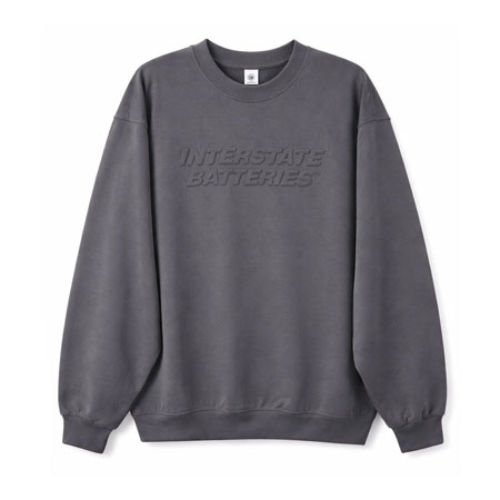 Embossed Crewneck